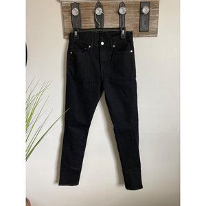 & Denim Mens Black Skinny Jeans Size 31W
